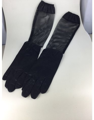 zwarte handschoen net