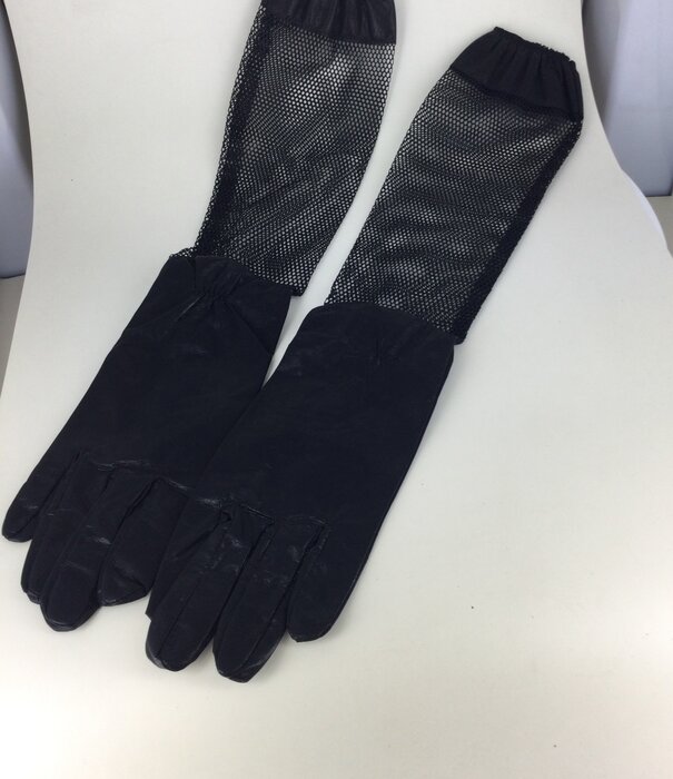 zwarte handschoen net