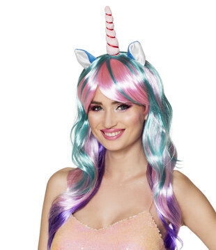 perruque licorne rêverie multi