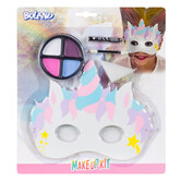 kit de maquillage licorne avec masque