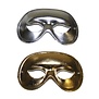 oogmasker metallic zilver of goud