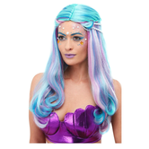 perruque sirène bleue/violette