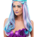 zeemeermin pruik blauw/paars