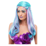 zeemeermin pruik blauw/paars