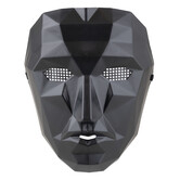 plastiek masker gezicht zwart