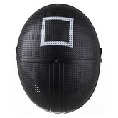 plastiek masker met vierkant Squid game