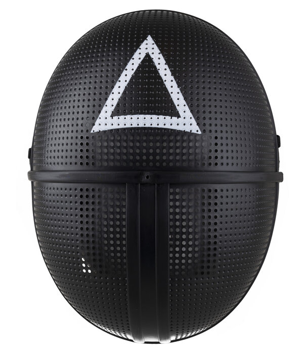 plastic mask with triangle Squid game