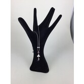 clé en chaîne en strass