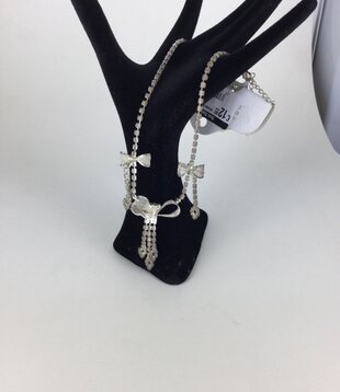 rhinestone chain bows