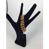 bracelet strass yellow/gold
