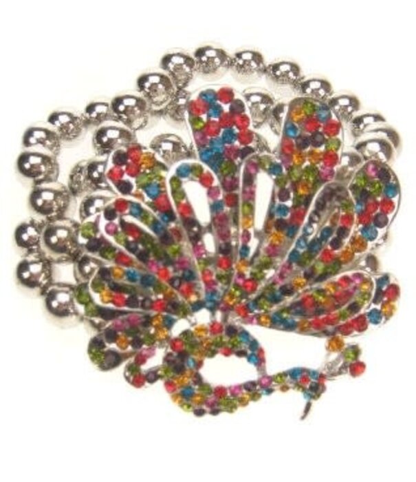 bracelet paon multi