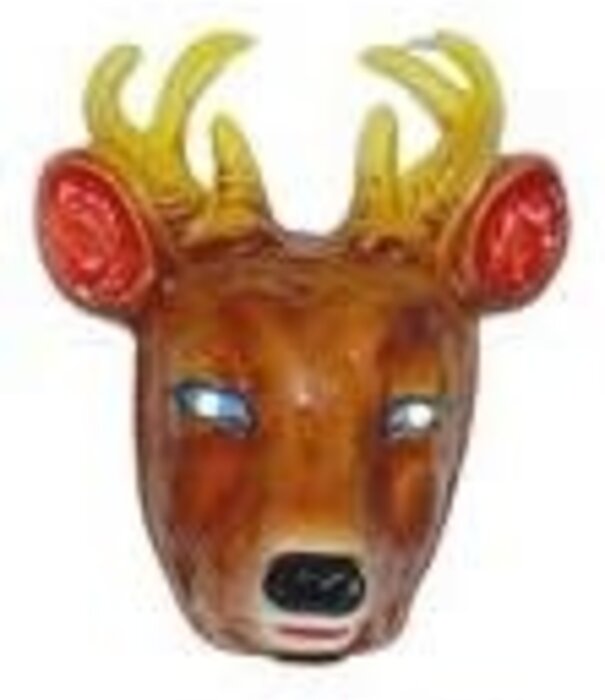masque en plastique renne/cerf
