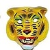 plastiek masker tijger geel