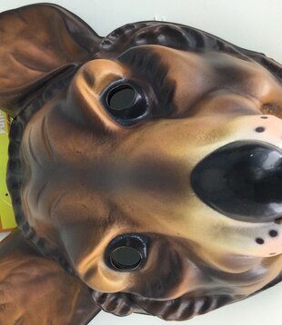 plastic rat mask