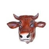 Masque en plastique vache/bœuf