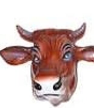 plastiek masker koe / os