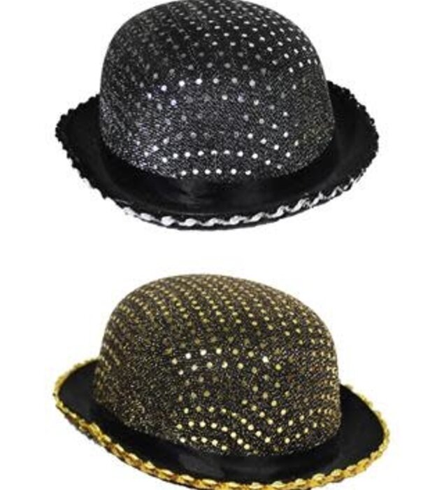 bowler hat gold or silver