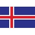 vlag 90x150cm Ijsland