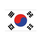 vlag 90x150cm Zuid-Korea