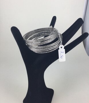 lot de bracelets en argent 15 pièces