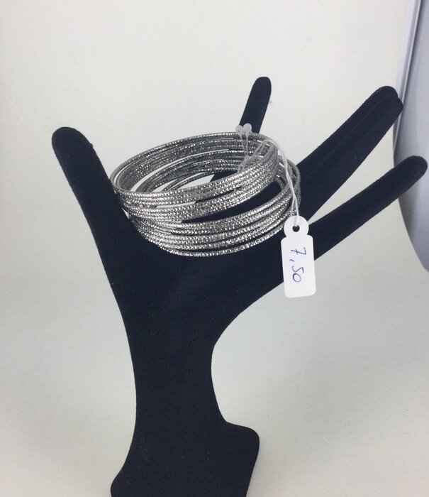 lot de bracelets en argent 15 pièces