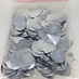 confetti zilver groot 500gr