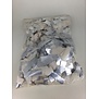 confetti wit/zilver rechthoekig 280gr