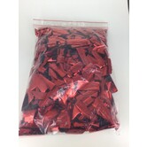 confetti blinkend rood rechthoekig 300gr