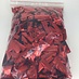 confetti blinkend rood rechthoekig 300gr