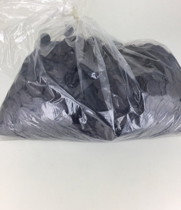 confettis noirs ronds 500gr