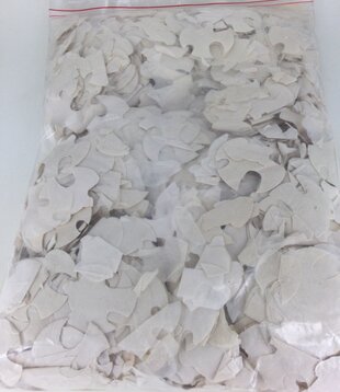 confettis oiseaux blancs 250gr