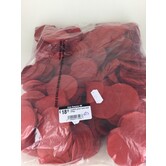 confetti large round red 970gr