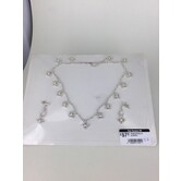 collier et boucles d'oreilles en strass