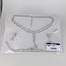 strass ketting, oorbellen en armband