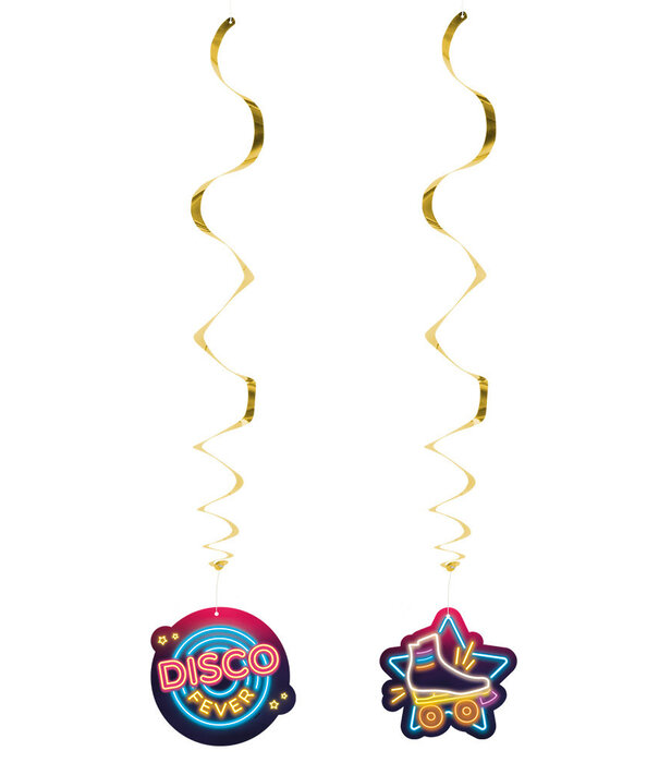 set de 2 tourbillons décoratifs 'fièvre disco'