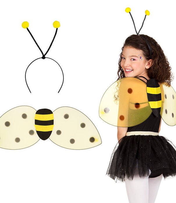 vleugelset bij + diadeem (onesize)