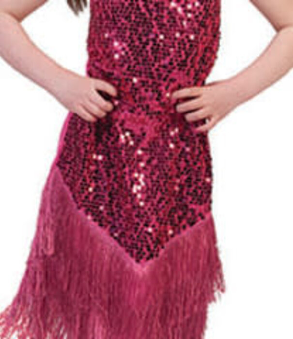 Glitter dress pink m