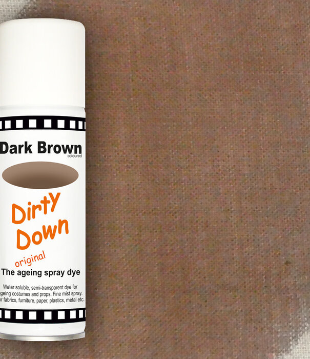 Dirty Down ; water-soluble spray to make clothes dirty