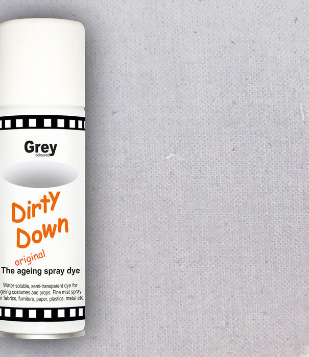 Dirty Down ; water-soluble spray to make clothes dirty