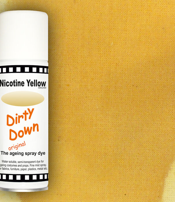 Dirty Down ; wateroplosbare spray om kleding vuil te maken
