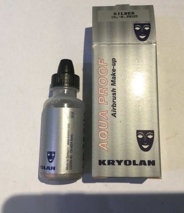 kryolan airbrush make-up aqua proof 15ml