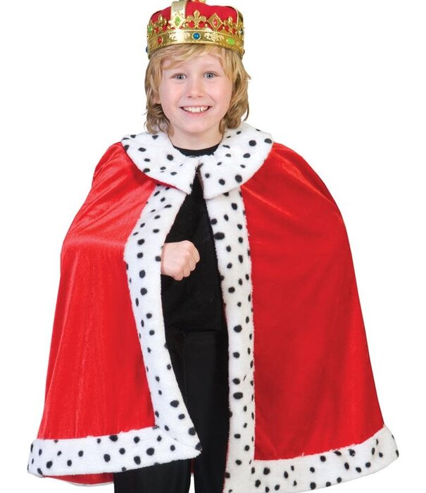 Robe de chambre du roi rouge enfants