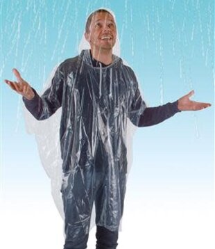 regenponcho plastic (ideaal voor festivals!)