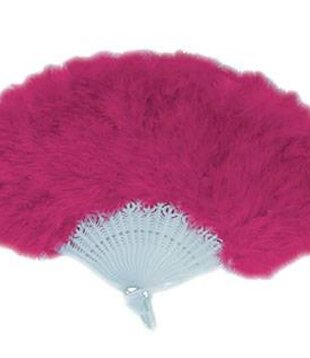 fan-shaped fuchsia plumes