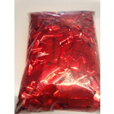 confetti blinkend rood rechthoekig 750gr