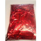 confetti shiny red rectangular 750gr