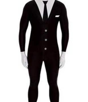 Slenderman /  suit morphsuit