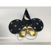 Wizard eye mask gold/black