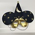 Wizard eye mask gold/black
