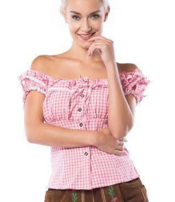 Liesl Blousse rose/white